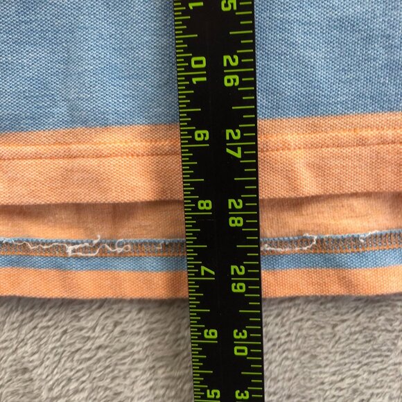 2 Nautica Mens Polo Shirt Large Short Sleeve Colorful Striped Casual Classic - Picture 9 of 16